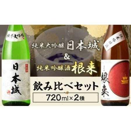 ふるさと納税 日本酒 日本城 純米大吟醸 と 根来 純米吟醸酒 呑み比べセット 2種 720ml 酒のねごろっく [30日以内に出荷予定(土日祝除く)]日.. 和歌山県岩出市