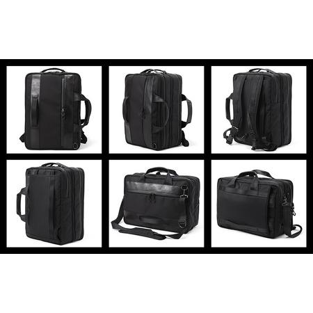 ふるさと納税 豊岡鞄 ベルーフバゲージ Urban Commuter 2x3WAY BRIEF PACK HA（ネイビー）/ beruf baggage バックパック ビジネスバッグ ビジネ.. 兵庫県豊岡市の画像