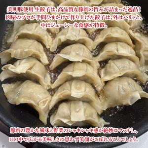ふるさと納税 【数量限定】【最短7日発送】ブランド豚 肉屋が作る 美明豚 生餃子 24個入り×2パック 肉 豚肉  国産 茨城県産 すぐ 届く(HI-5.. 茨城県行方市の画像