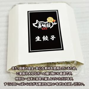 ふるさと納税 【数量限定】【最短7日発送】ブランド豚 肉屋が作る 美明豚 生餃子 24個入り×2パック 肉 豚肉  国産 茨城県産 すぐ 届く(HI-5.. 茨城県行方市の画像