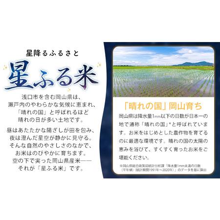 ふるさと納税 無洗米 星ふる米 20kg 無洗 m 岡山県浅口市 【公式通販】