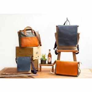 ふるさと納税 牛革かぶせ×帆布 ショルダーバッグS　ブラック　【12203-0373-1】 千葉県市川市_4