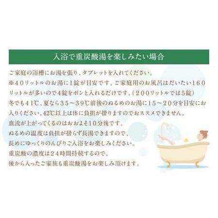 ふるさと納税 【3ヵ月定期便】 【薬用 入浴剤】 長湯ホットタブ Classic 45錠入（1袋）×3回 計135錠 大分県竹田市の画像