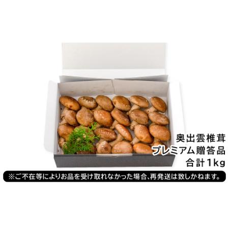ふるさと納税 「奥出雲椎茸」プレミアム贈答品【椎茸 生しいたけ 1kg 収穫直後 サイズ混合 新鮮 旨味たっぷり 菌床栽培 国産 きのこ キノコ 野.. 島根県奥出雲町_3