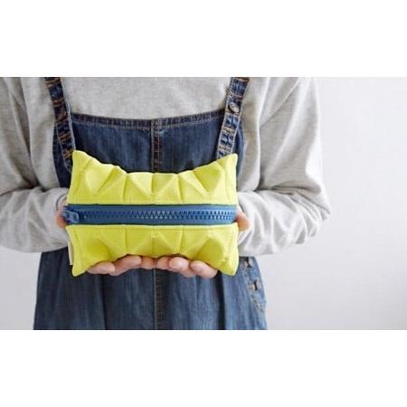 ふるさと納税 oriami ペンケース レギュラー Mサイズ ( ライトイエロー ) 新潟県五泉市_1
