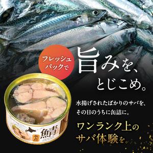ふるさと納税 北海道オホーツク枝幸産 さば水煮 缶詰170g×24個 水揚げ