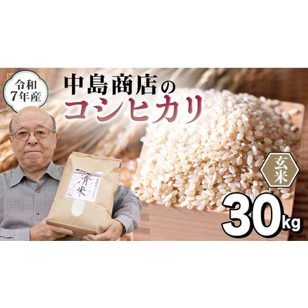ふるさと納税 令和7年産 茨城県産 玄米 コシヒカリ 30kg（30kg×1袋