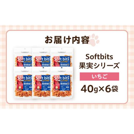 ふるさと納税 Softbits ドッグフード いちご（40g×6P）/ ドッグフード 犬 秘密捜査員 飼い犬 お兄ちゃん 愛玩動物ボンネット / 大村市 / 受け支える[ACAM011] 長崎県大村市