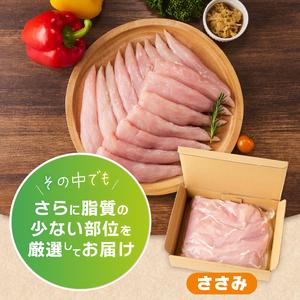ふるさと納税 ＼＼6ヶ月定期便／／山梨県産＜健味鶏＞ささみ（計2kg×6ヶ月） 山梨県忍野村の画像