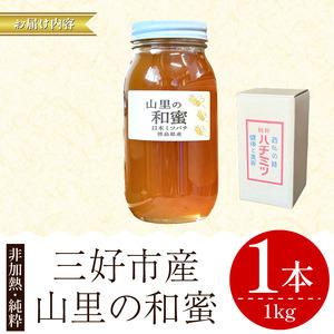 ふるさと納税 日本みつばち 蜂蜜1kg はちみつ 山里の和蜜【蜂蜜】 徳島県三好市_4