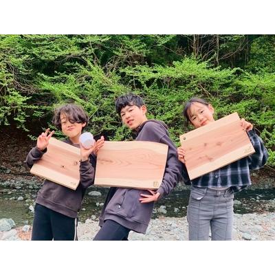 ふるさと納税 【貸切キャンプ】町産材のまな板作り体験・２枚分・ペガススの家【１泊２日・５名】【 体験 チケット 旅行 キャンプ アウトドア .. 神奈川県山北町_2