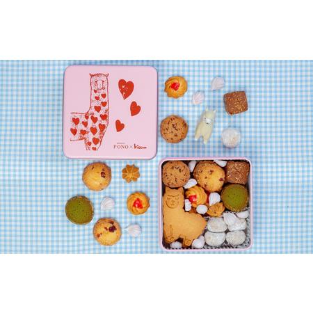 ふるさと納税 Patisserie PONO アルパカさんのクッキー缶 [パティスリーポノ 動物クッキー アルパカ お菓子 洋菓子 焼き菓子 ギフト 贈り物.. 三重県四日市市