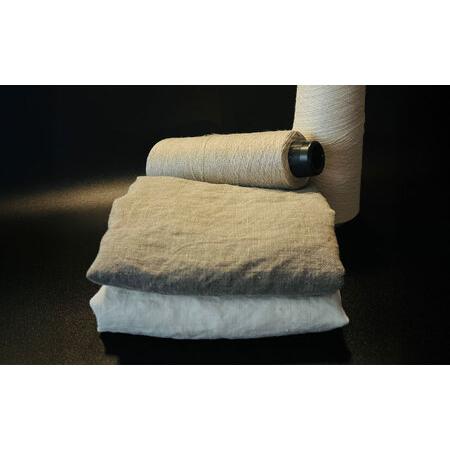 ふるさと納税 柔らか加工のリネン100%のフェイスタオル2枚(2色)セット 吉野ヶ里町/どんどん良くなる[FCF075] 佐賀県吉野ヶ里町