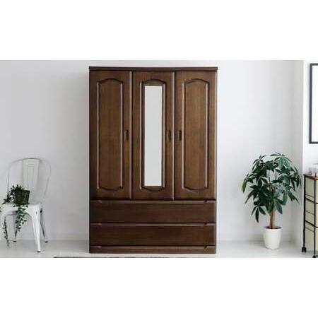 ふるさと納税 ミリオンIII120服吊 NA・BR タンス 引出し 箱組仕様 桐材 木目 フルオープン三段レール 日本製 家具 インテリア 福岡県 柳川市 送.. 福岡県柳川市