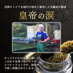 ふるさと納税 【純国産キャビア】オシェトラキャビア 100g 天津御姉の涙 国産 チョウザメ 魚卵 宮崎県 小林市 宮崎県小林市
