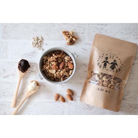 ふるさと納税 酒粕みそグラノーラ3個セット[A-237] 岐阜県郡上市