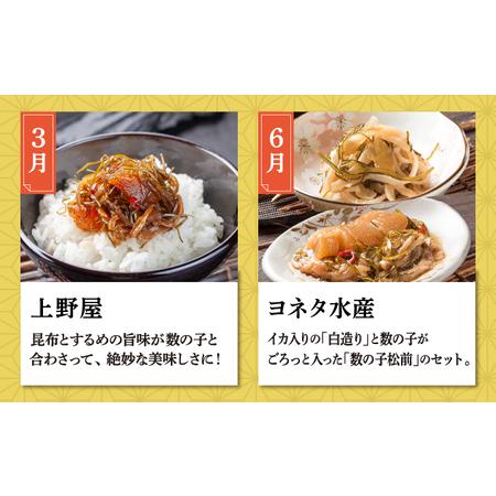 ふるさと納税 【定期便】松前町厳選 松前漬 食べ比べ 「3月・6月・9月・12月発送」 本場の味 北海道 特産品 ご飯のお供 酒の肴 おつまみ 昆布 数.. 北海道松前町_2