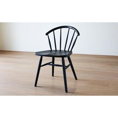 ふるさと納税 高野木工 UN CHAIR アンチェア オーク黒塗装 [5年保証] ウィンザーチェア チェア 椅子 木製 木 インテリア 家具 九州 福岡県 筑.. 福岡県筑後市