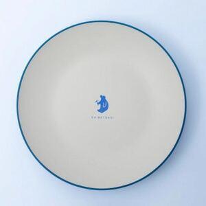 ふるさと納税 知床トコさんテーブルウェアシリーズ 丸プレート皿 2枚(L)[ブルー][配送不可地域:離島・沖縄県][1689111] 北海道斜里町