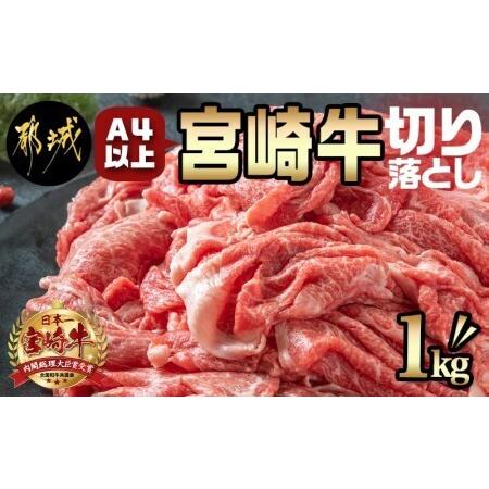 ふるさと納税 [2026年3月お届け]宮崎牛切り落とし1kg_MJ-8908-2603 宮崎県都城市