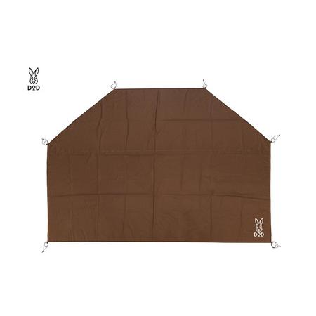 ふるさと納税 [DOD]ヤドカリテント用グランドシート(GS6-034-BR) 大阪府東大阪市