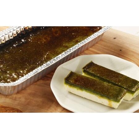 ふるさと納税 [5回定期便] 国士無双 酒粕カタラーナ 抹茶味 約600g (約150g×4個) (合計約3kg) カタラーナ 日本酒 酒粕 抹茶 洋菓子 .. 北海道小樽市