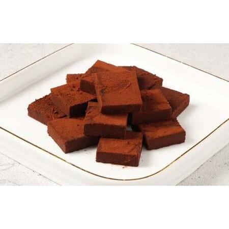 ふるさと納税 [冷凍] 北海道生チョコレート (ブラック) 約500g (約100g×5箱) 合計100粒 生チョコレート 生チョコ チョコレート チョ.. 北海道小樽市