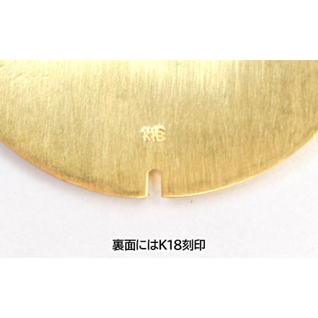 ふるさと納税 【置物】18金製（Ｋ18）南アルプス市「ミニサイズマンホール蓋」 ALPER041 山梨県南アルプス市の画像