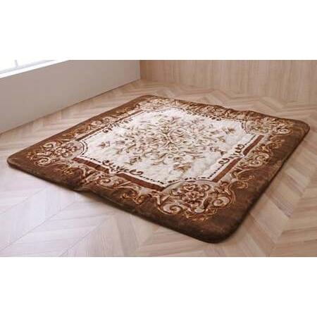 ふるさと納税 厚さ40mmであったかい ふっくら敷 シャルマン 215cm×315cm BR(ブラウン) こたつ敷布団 こたつ敷き こたつ布団 こたつ コタ.. 福岡県柳川市