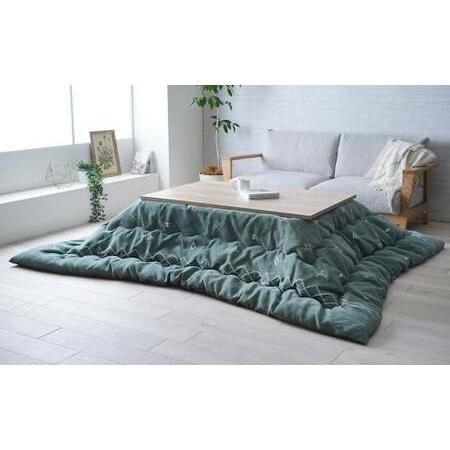ふるさと納税 軽くてあったか ハピネスコタツ掛布団 200cm×200cm GN(グリーン) こたつ掛布団 こたつ布団 こたつ コタツ 炬燵 福岡県 柳川.. 福岡県柳川市