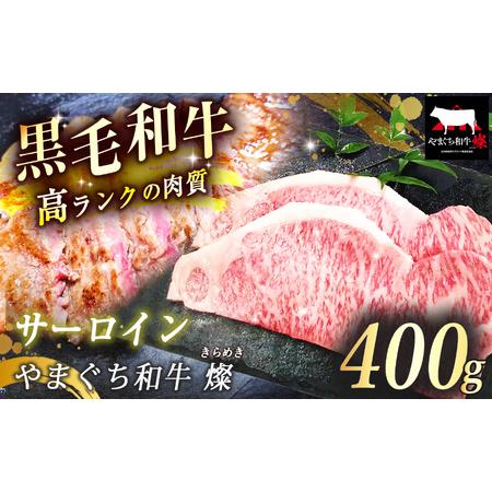 ふるさと納税 数量限定!選べる 極上ステーキ やまぐち和牛 燦 (きらめき) サーロイン 400g 山口県美祢市