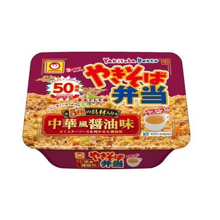 ふるさと納税 [2回定期便]マルちゃん「やきそば弁当 5種の具材入り中華風醤油味」12食(12食入り×1ケース) 麺 めん カップ カップ麺 カ.. 北海道小樽市