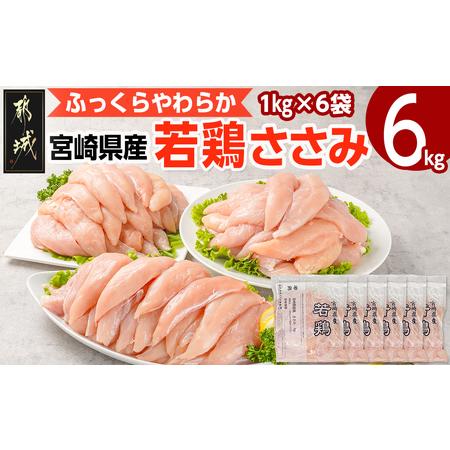 ふるさと納税 [2026年2月お届け]宮崎県産若鶏 ささみ(6kg)_13-G301-2602 宮崎県都城市