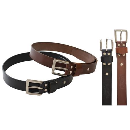 ふるさと納税 キャッスルファイブレザーアート レザービジネスベルト(茶・28〜38インチ) 38インチ 秋田県五城目町