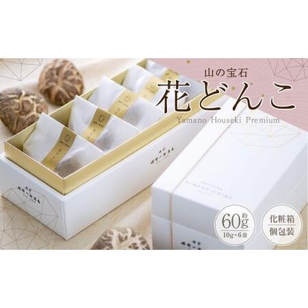 ふるさと納税 山の宝石 花どんこ 乾しいたけ (約60g [約10g×6個]) FHH28 大分県竹田市