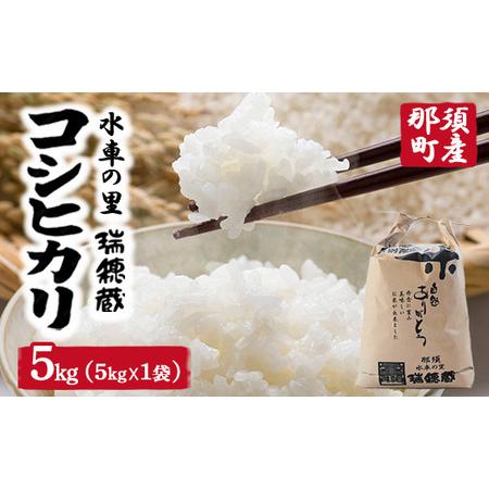ふるさと納税 [令和7年産]水車の里 瑞穂蔵 那須町産コシヒカリ 5kg(5kg×1袋))〔P-408〕 ※沖縄・離島への配送不可 栃木県那須町