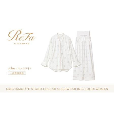 ふるさと納税 [オフホワイト Lサイズ]リファ バイタルテック モイストスムース スタンドカラースリープウェア ReFaロゴ/WOMEN 愛知県名古屋市