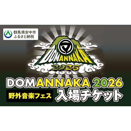 ふるさと納税 DOMANNAKA2026入場チケットANBM001 群馬県安中市
