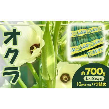 ふるさと納税 オクラ 約700g 野菜 香川県土庄町