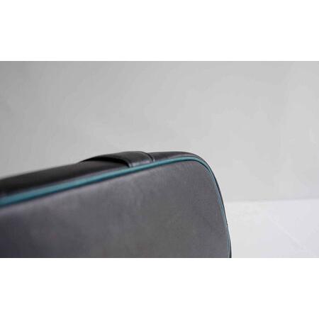 ふるさと納税 バッグ HIYORI240 牛革 ハンドバッグ トートバッグ VALLEYSHELL 青梅市 ブラック×ブルー 東京都青梅市の画像