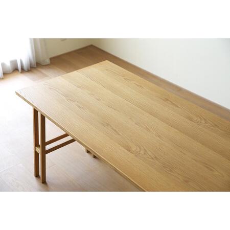 ふるさと納税 【開梱設置】高野木工 プレーンデスク SET8 オーク（W130×D60cm）【10年保証】 福岡県大川市の画像