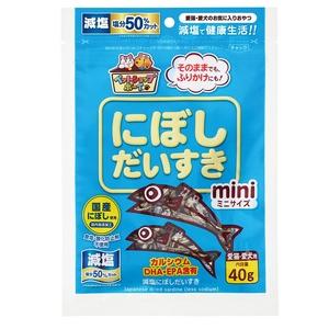 ふるさと納税 ペットフード マルトモ 減塩にぼしだいすきミニ 40g×15個セット おやつ にぼし 減塩 犬 猫 国産 国内加工 保存料 着色料 不使.. 愛媛県伊予市