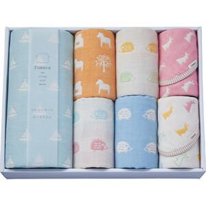 ふるさと納税 ふわら 四重織バス・フェイスタオル・六重織タオルハンカチセット_化粧箱入+[ギフト包装][G0616]_1633222g 愛知県蒲郡市