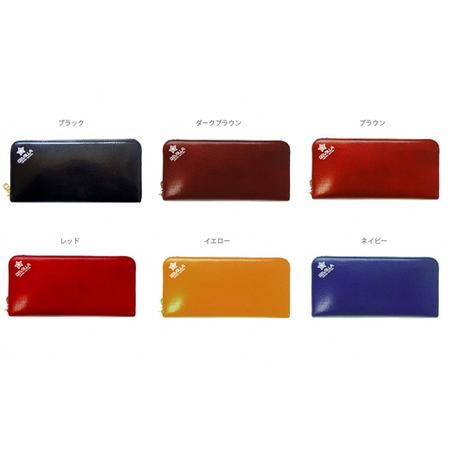 ふるさと納税 外ポケット付き 多収納 ラウンドジップレザーウォレット 選べるカラー 7色 静岡県 牧之原市 REVOLLA 静岡県牧之原市の画像