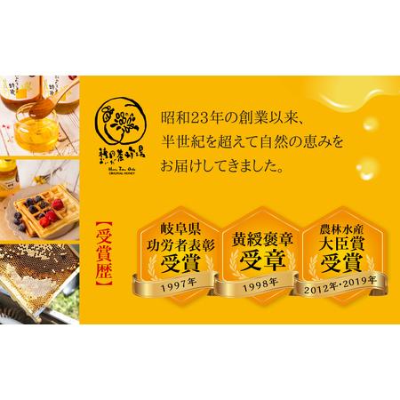 ふるさと納税 【国産蜂蜜】 季節の蜂蜜食べ比べ定期便 3回 (各90g×2回）  岐阜県大垣市の画像
