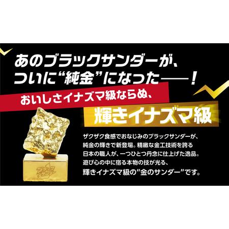 ふるさと納税 純金ブラックサンダー 純金 ブラックサンダー 国産 24金