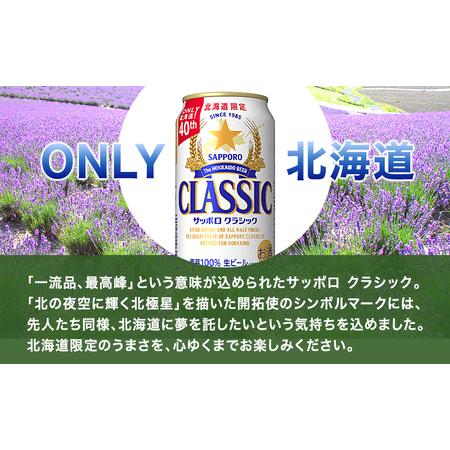 ふるさと納税 ビール サッポロクラシック ビール【350ml×48缶(24缶×2箱