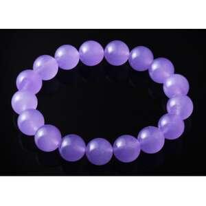 ふるさと納税 ラベンダーメノウ12mm玉ブレスレット・数量限定[1696878] 大阪府和泉市