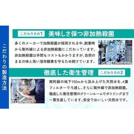 ふるさと納税 熊本のおいしいお水 阿蘇山天然水 330ml×48本（2ケース） 熊本県宇城市の画像