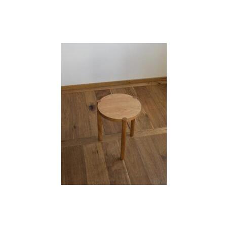 ふるさと納税 [受注生産]Side Table 04[丸] チェリー/oil finish / テーブル サイドテーブル 机 デスク 家具 インテリア 木目調 ナチュラル .. 岐阜県恵那市